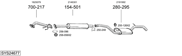 Sistema de gases de escape Ford FOCUS III