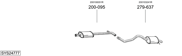 Sistema de gases de escape Renault CLIO IV