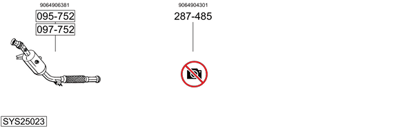 Sistema de gases de escape Mercedes-Benz SPRINTER 4,6-t Van