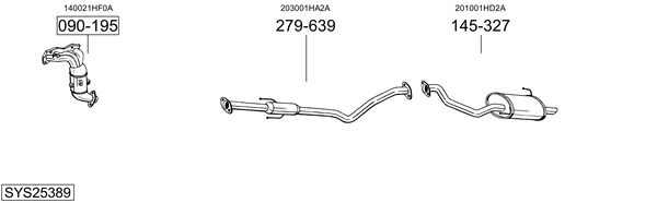 Sistema de gases de escape Nissan MICRA IV