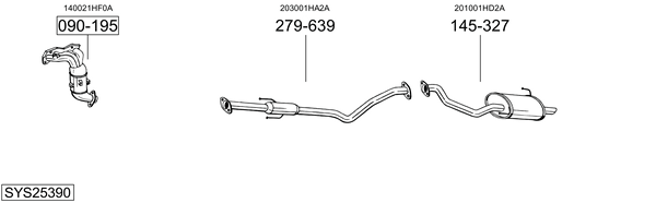 Sistema de gases de escape Nissan MICRA IV