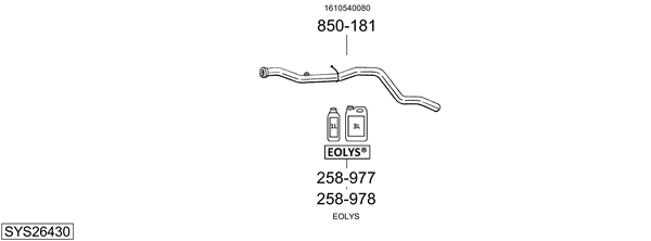 Sistema de gases de escape Peugeot 308 SW II