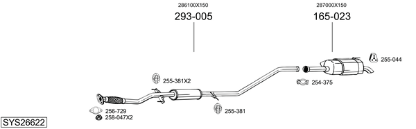 Sistema de gases de escape Hyundai i10 I