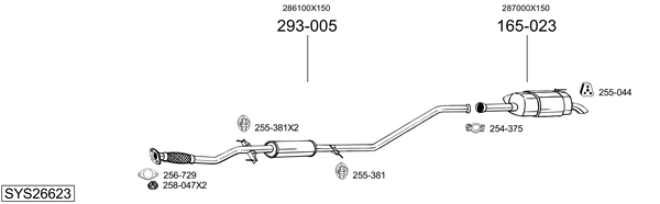 Sistema de gases de escape Hyundai i10 I