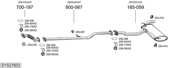 Sistema de gases de escape Hyundai ix35 Van