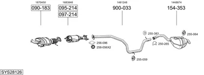 Sistema de gases de escape Ford MONDEO IV