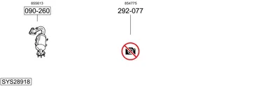 Sistema de gases de escape Vauxhall VIVA