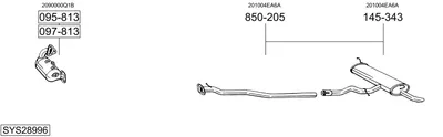 Sistema de gases de escape Nissan QASHQAI II