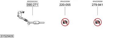 Sistema de gases de escape Seat TOLEDO IV