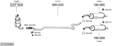 Sistema de gases de escape Peugeot 207 SW