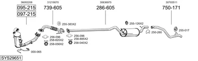 Sistema de gases de escape Volvo V50