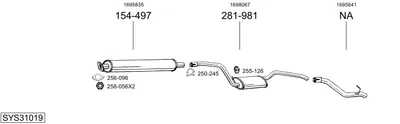 Sistema de gases de escape Ford GRAND C-MAX