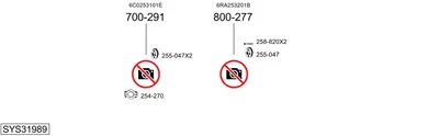 Sistema de gases de escape Seat TOLEDO IV