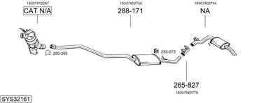 Sistema de gases de escape Bmw 1