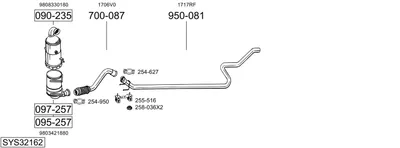 Sistema de gases de escape Ds DS 5