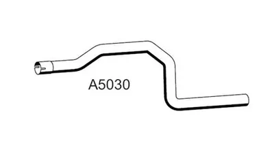 Tubo de escape XXLMARMITTEITALIANE A5030