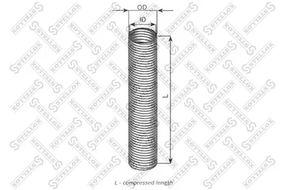Unión flexible, escape STELLOX 82-01636-SX