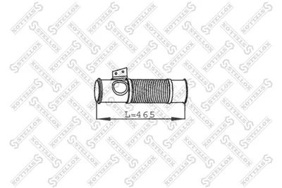 Unión flexible, escape STELLOX 82-01655-SX