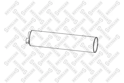 Silenciador central/posterior STELLOX 82-03086-SX