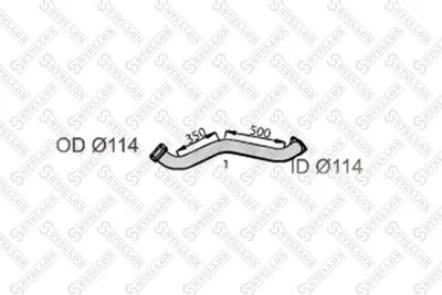 Tubo de escape STELLOX 82-03559-SX