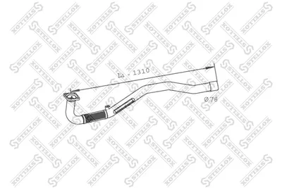 Tubo de escape STELLOX 82-03701-SX