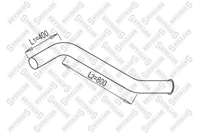 Tubo de escape STELLOX 82-03702-SX