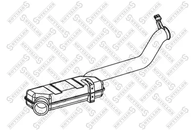 Tubo de escape STELLOX 82-03744-SX
