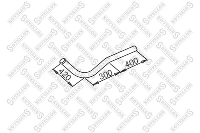 Tubo de escape STELLOX 82-03761-SX