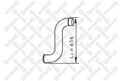 Tubo de escape STELLOX 82-03764-SX