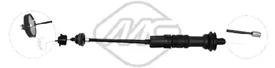 Cable de accionamiento, accionamiento del embrague Peugeot 206 Hatchback · Peugeot 206 SW · Peugeot 206 Saloon