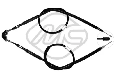 Cable de accionamiento, freno de estacionamiento Opel COMBO Box Body/MPV · Opel COMBO Tour