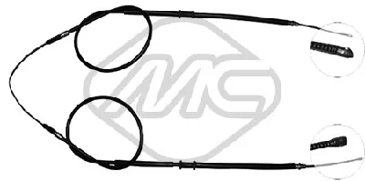 Cable de accionamiento, freno de estacionamiento Fiat FIORINO Box Body/MPV · Fiat FIORINO · Fiat FIORINO Pick up