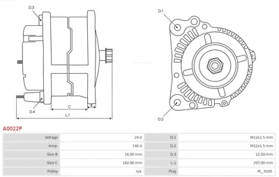Alternador AS-PL A0022P