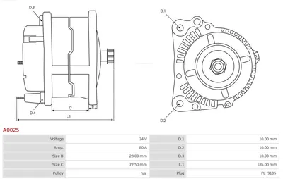 Alternador Audi 100 C4 Avant