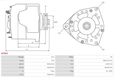 Alternador Honda CIVIC V Saloon · Honda CIVIC VI Fastback · Honda CIVIC VI Hatchback