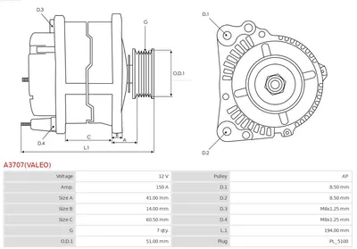 Alternador Nissan X-TRAIL II