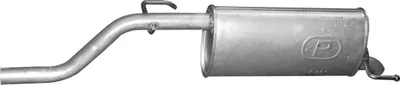 Silenciador posterior Opel CORSA D