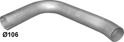 Tubo de escape POLMO 69.205