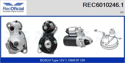 Motor de arranque Vw PASSAT B5 · Vw PASSAT B5 Variant · Vw PASSAT B5.5