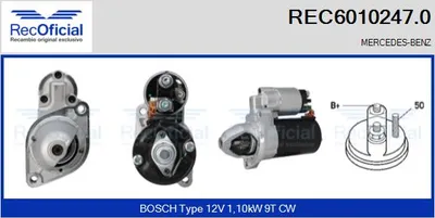 Motor de arranque Mercedes-Benz C-CLASS · Mercedes-Benz C-CLASS Coupe · Mercedes-Benz C-CLASS T-Model