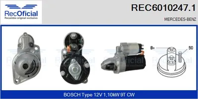 Motor de arranque Mercedes-Benz C-CLASS · Mercedes-Benz C-CLASS Coupe · Mercedes-Benz C-CLASS T-Model