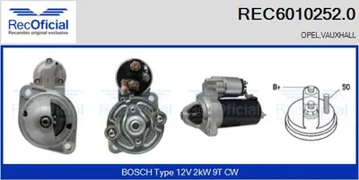 Motor de arranque Opel FRONTERA A Sport · Opel FRONTERA A