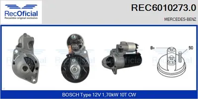 Motor de arranque Mercedes-Benz A-CLASS · Mercedes-Benz VANEO · Mercedes-Benz B-CLASS Sports Tourer