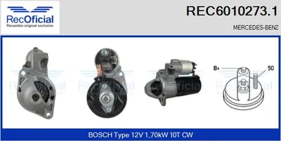 Motor de arranque Mercedes-Benz A-CLASS · Mercedes-Benz VANEO · Mercedes-Benz B-CLASS Sports Tourer