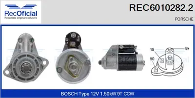 Motor de arranque Porsche 911 · Porsche 911 Targa · Porsche 959