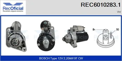 Motor de arranque Vw TOUAREG