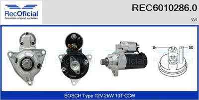 Motor de arranque Vw TRANSPORTER T4 Bus