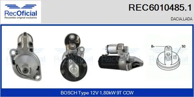 Motor de arranque Lada KALINA Hatchback · Lada KALINA Saloon · Lada PRIORA Saloon