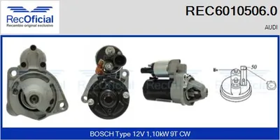Motor de arranque Audi A6 C6 · Audi A6 C6 Avant