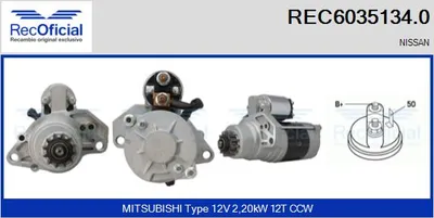 Motor de arranque Nissan ALMERA TINO · Nissan ALMERA II Hatchback · Nissan ALMERA II